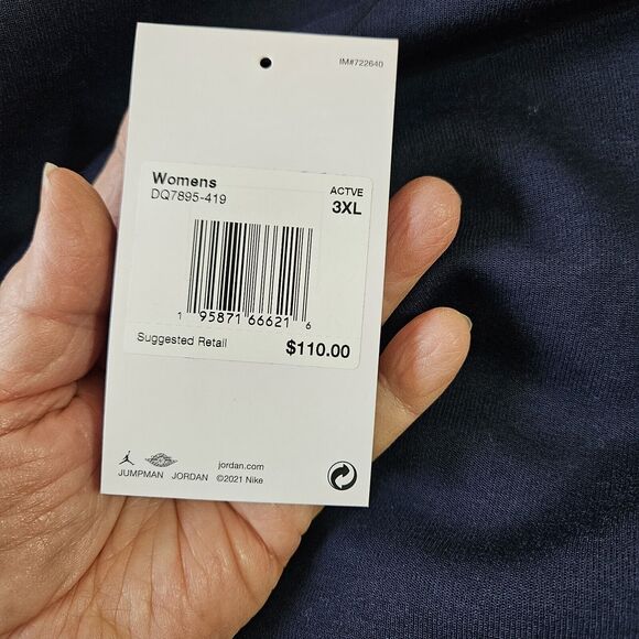 JORDAN Jumpman Womens Size 3X Nike Dri-fit Jacket Full Zip Pockets New With Tags - Picture 12 of 14